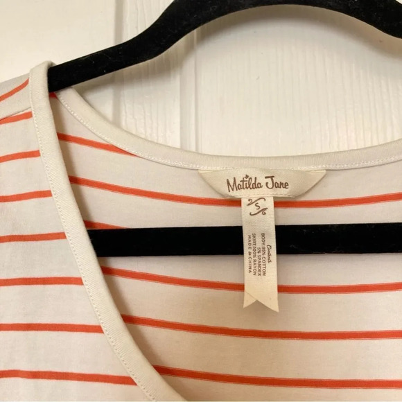 MATILDA JANE Let's Go Together Roll With It Dress Size Small Blue and Orange - Picture 5 of 6